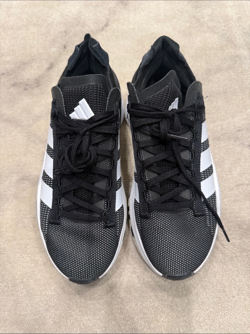 adidas Black and White Athletic Socks (Men)
